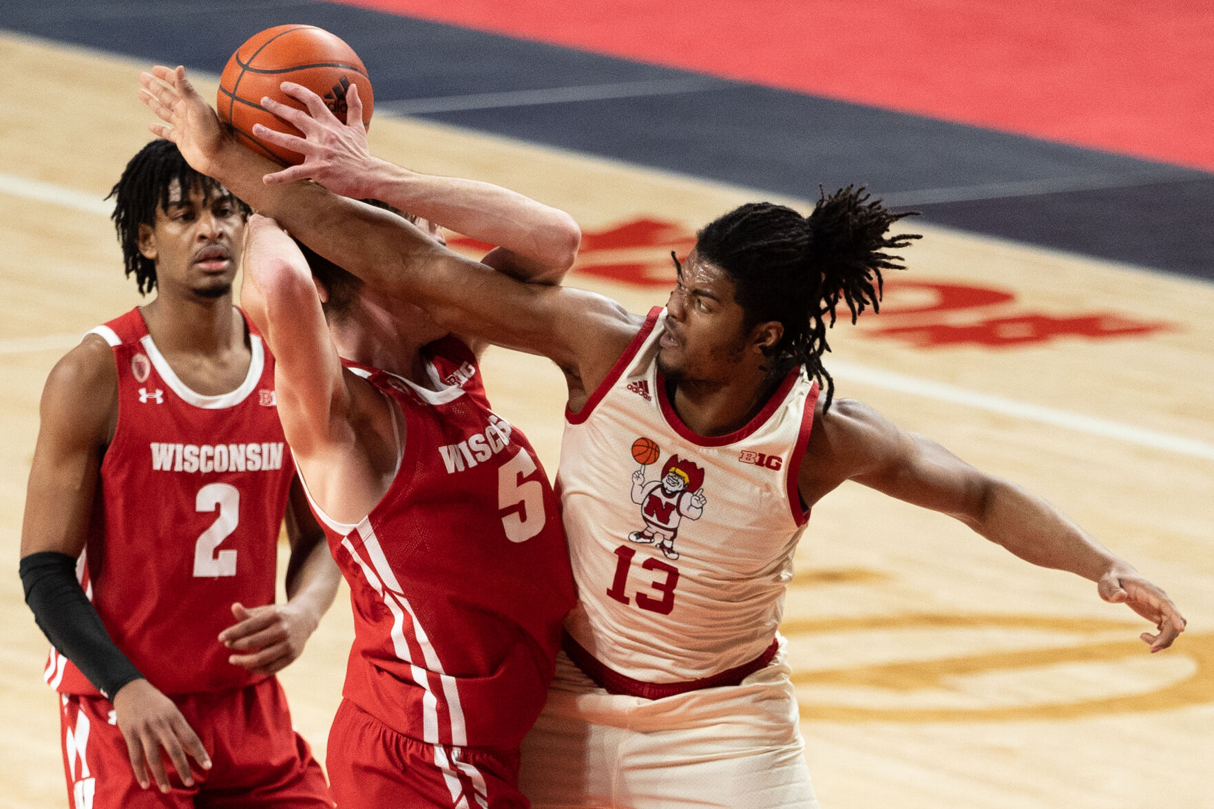 Nebraska Basketball vs. Wisconsin Photo No. 9